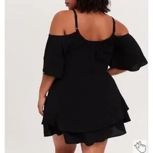 Torrid Black Swim Coverup